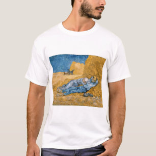 De Siesta 1890 van Vincent van Gogh T-shirt