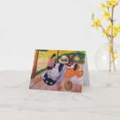 De siësta - de Kaart van Paul Gauguin (Gele Bloem)