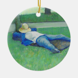De Siesta (door Gustave Caillebotte) Keramisch Ornament