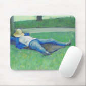 De Siesta (door Gustave Caillebotte) Muismat (Met muis)