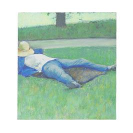 De Siesta (door Gustave Caillebotte) Notitieblok