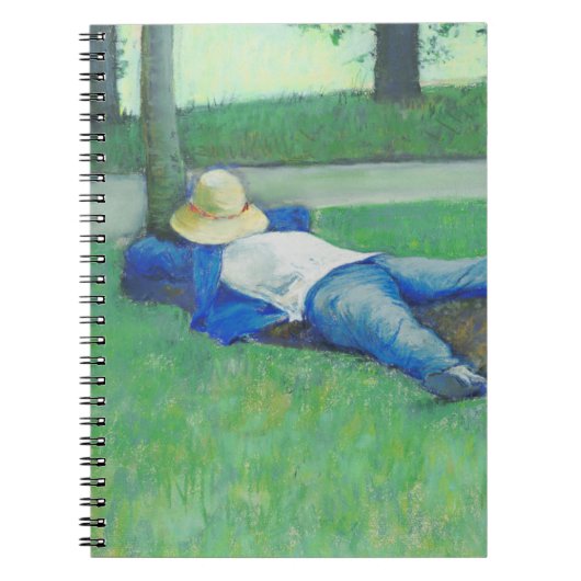 De Siesta (door Gustave Caillebotte) Notitieboek (Voorkant)