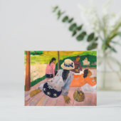 De Siesta | Paul Gauguin | Briefkaart (Staand voorkant)