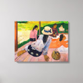 De Siesta | Paul Gauguin | Canvas Afdruk (Voorkant)