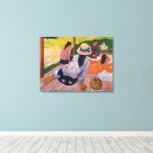 'De Siesta' - Paul Gauguin Canvas Afdruk (Insitu (Houten vloer))