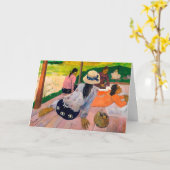 De Siesta | Paul Gauguin | Kaart (Gele Bloem)