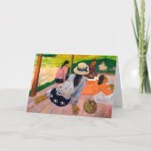 De Siesta | Paul Gauguin | Kaart (Voorkant)
