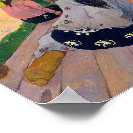 De siësta | Paul Gauguin Poster (Hoek)