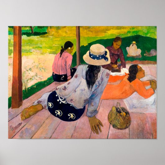 De Siesta | Paul Gauguin | Poster (Voorkant)