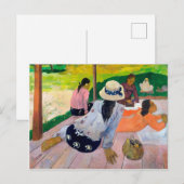 De siësta van Paul gauguin Briefkaart (Voorkant / Achterkant)