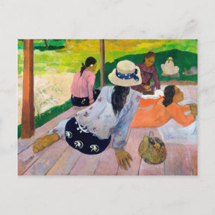 De siësta van Paul gauguin Briefkaart