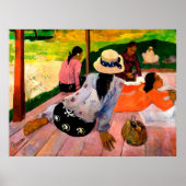 De Siesta van Paul Gauguin Poster (Voorkant)
