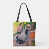 De siësta van Paul Gauguin Tahitian Vrouwen Tahiti Tote Bag (Achterkant)