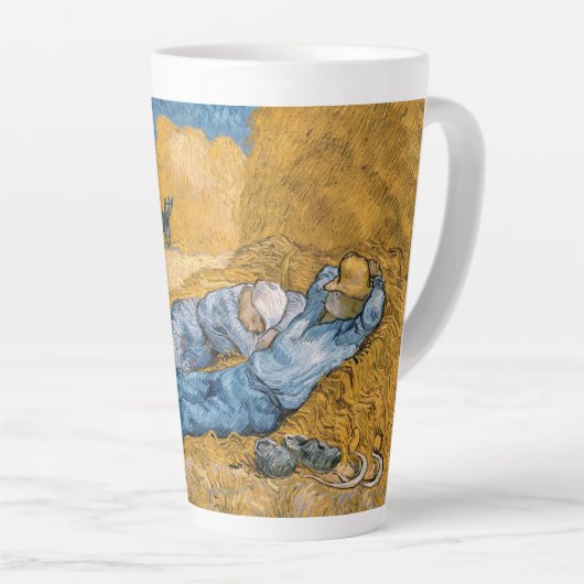 De Siesta van Van Gogh Latte Mok (Rechterhoek)