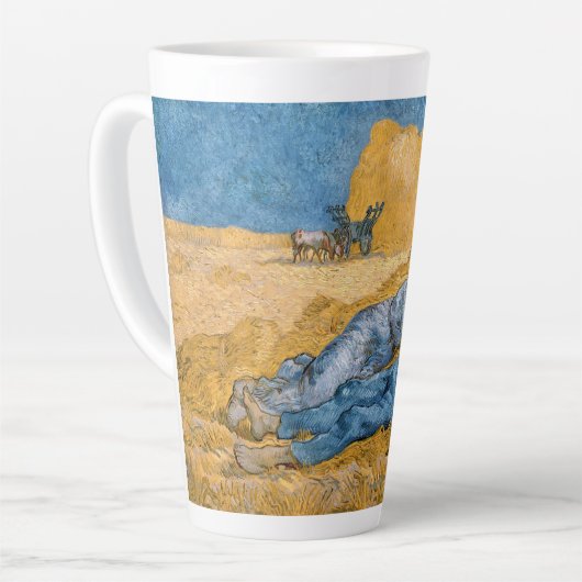 De Siesta van Van Gogh Latte Mok (Linkerhoek)