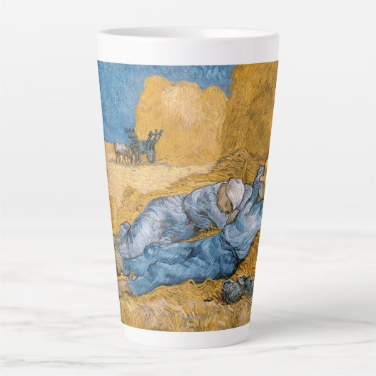 De Siesta van Van Gogh Latte Mok (Voorkant)