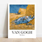 De Siesta van Vincent van Gogh Poster