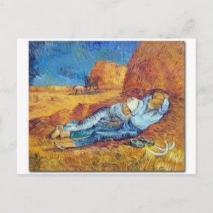 De Sieste de Vincent Van Gogh Briefkaart