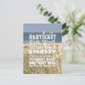 De Sights of Nantucket, Massachusetts - Briefkaart (Staand voorkant)