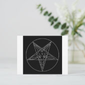 De Sigil van Baphomet Briefkaart (Staand voorkant)