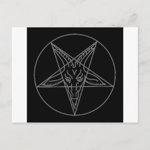 De Sigil van Baphomet Briefkaart