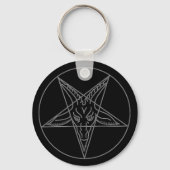 De Sigil van Baphomet Sleutelhanger (Voorkant)
