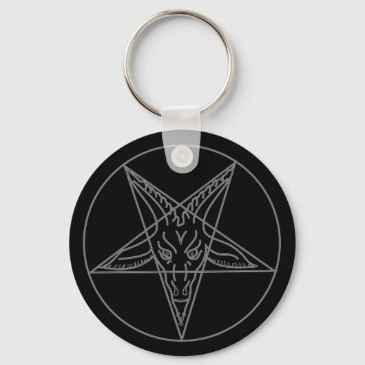 De Sigil van Baphomet Sleutelhanger (Voorkant)
