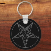 De Sigil van Baphomet Sleutelhanger (Voorkant)