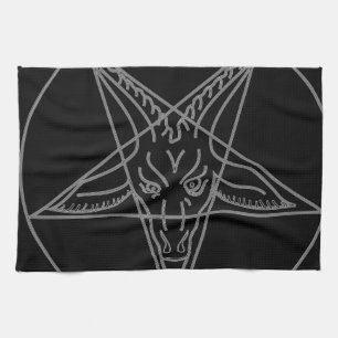 De Sigil van Baphomet Theedoek