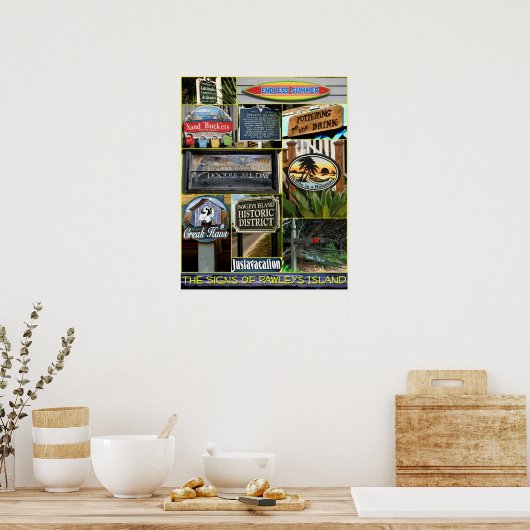 De signalen van Pawleys Island Poster (Keuken)