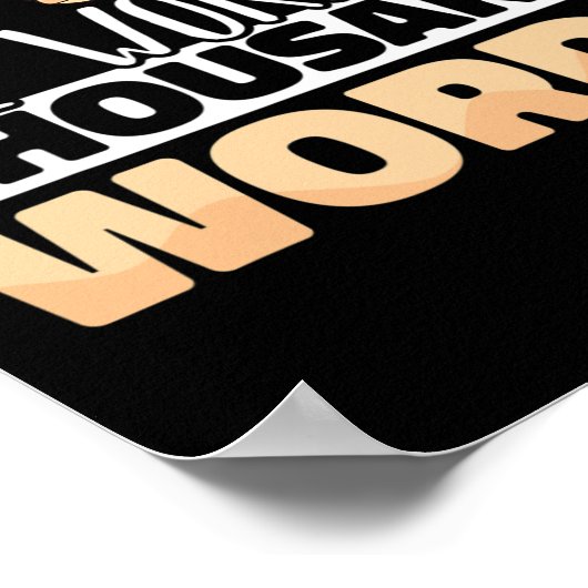 De signalen zijn een duizend Woorden het Amerikaan Poster (Hoek)