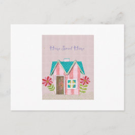 De Signature Whimsy (Roze & Turkoois) Briefkaart