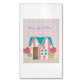 De Signature Whimsy (Roze & Turkoois) Magnetisch Visitekaartje