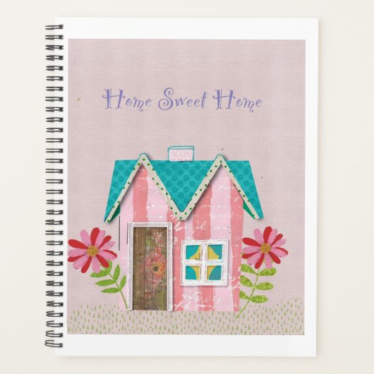 De Signature Whimsy (Roze & Turkoois) Planner (Voorkant)