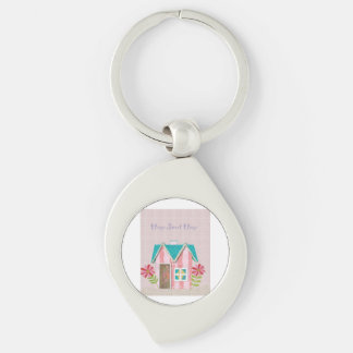 De Signature Whimsy (Roze & Turkoois) Sleutelhanger