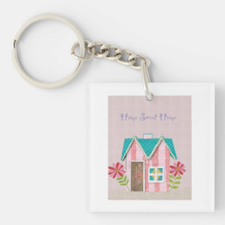 De Signature Whimsy (Roze & Turkoois) Sleutelhanger