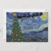 De Silent Night Flat Kerstvakantie Kaart (Voorkant)