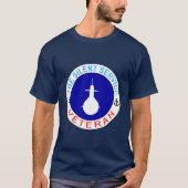 De Silent Service Veteraan elegant, uniek T-shirt (Voorkant)