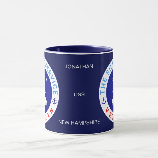 De Silent Service Veteran-elegant Mok (Midden)