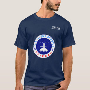 De Silent Service Veteran-onderzeeër elegant T-shirt