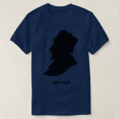 De Silhouette Christelijke hervormer en prediker J T-shirt (Design voorkant)