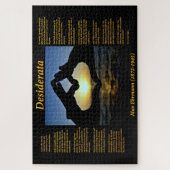 De Silhouette hand met hen maakt een hart Legpuzzel (Verticaal)