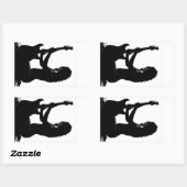 De Silhouette Sticker (Vel)