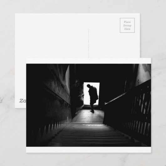 de silhouetten van mensen briefkaart (Voorkant / Achterkant)