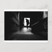 de silhouetten van mensen briefkaart (Voorkant)