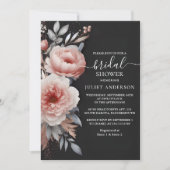 De Silk Pink Boho Peony Dusty Roos Vrijgezellenfee Kaart (Voorkant)