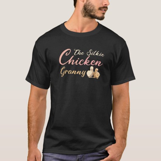 De Silkie Chicken Granny T-shirt (Voorkant)