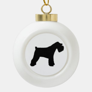 De silo van Miniature_Schnauzer Keramische Bal Ornament