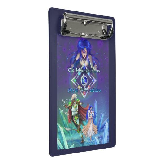 De Silver Dolphins Saga Mini Klembord (Schuin)