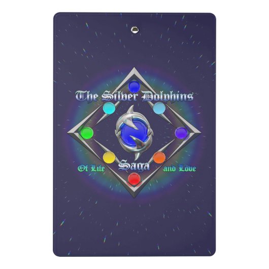 De Silver Dolphins Saga Mini Klembord (Achterkant)